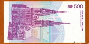 Banknote from Croatia