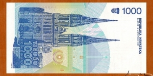 Banknote from Croatia