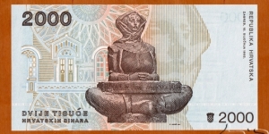 Banknote from Croatia