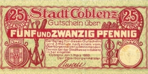 Notgeld Banknote