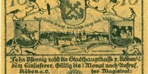 Banknote from Germany