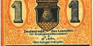 Banknote from Germany