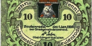 Notgeld Banknote