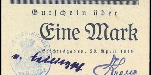 Banknote from Germany