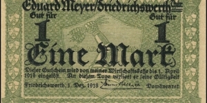 Notgeld Banknote