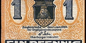 Notgeld
well-circulated Banknote