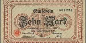 Notgeld
Osnabruck Banknote