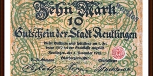 Notgeld
Reutlingen Banknote