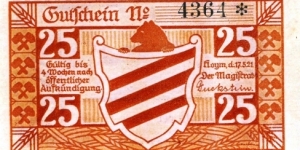 Notgeld Banknote