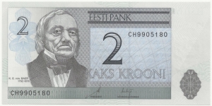 Estonia-BN 2 Krooni 2007 Banknote