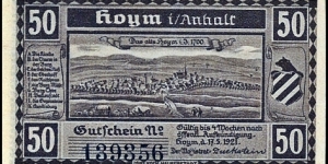 Banknote from Germany