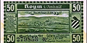 Banknote from Germany