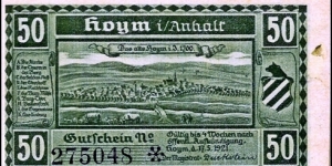 Banknote from Germany