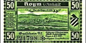 Banknote from Germany