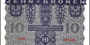Banknote from Germany