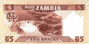 Banknote from Zambia