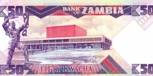 Banknote from Zambia