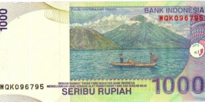 Banknote from Indonesia