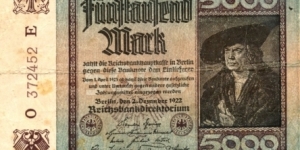 5000 Mark Banknote