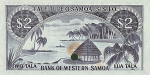 Banknote from Samoa