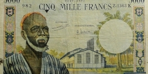 5000 Francs Banknote