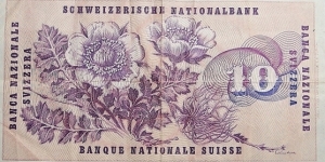 Banknote from Switzerland