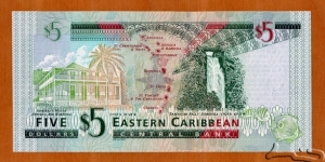 Banknote from East Caribbean St.