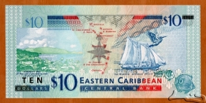 Banknote from Saint Kitts