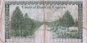 Banknote from Cyprus