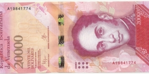 VenezuelaBN 20000 Bolivares 2016 Banknote