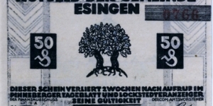 Notgeld: Esingen Banknote