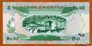 Banknote from Mauritius