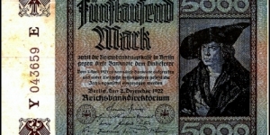 Inflationary Note Banknote