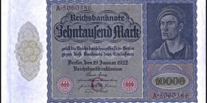 Inflationary Note Banknote