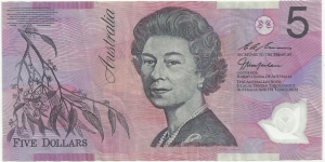 Australia 5 Dollars ND(2007)-plastic Banknote