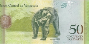 Banknote from Venezuela