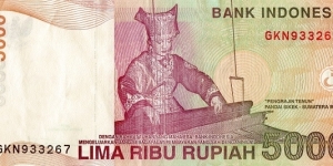 Banknote from Indonesia