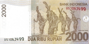 Banknote from Indonesia