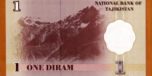 Banknote from Tajikistan