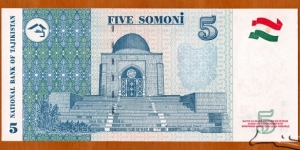 Banknote from Tajikistan