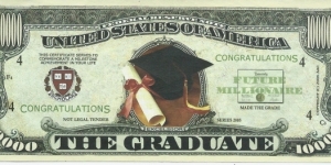 1.000.000 - The Graduate - pk# NL - ACC American Art Classics - Not Legal Tender  Banknote