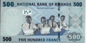 Banknote from Rwanda