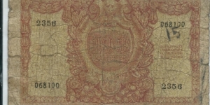 Banknote from Italy