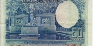 Banknote from Spain