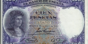 100 Pesetas - pk 83 Banknote