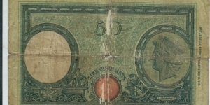 Banknote from Italy