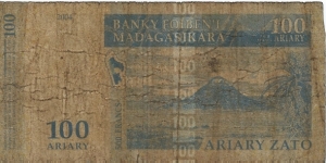 Banknote from Madagascar