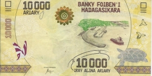 Banknote from Madagascar