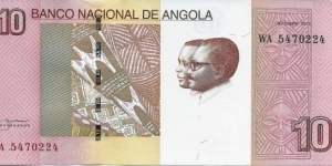 10 Kwanzas - pk 151 B Banknote