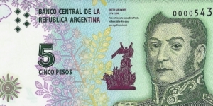5 Pesos - pk 359 Banknote
